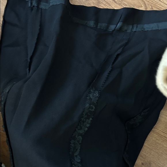 Vintage Estévez Black Floral Lace Sheer Neck Cocktail Dress – Size S - Picture 8 of 8